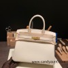 Hermes birkin 30cm togo 10 / Craie Gold Hardware  Full Handmade birkin30-045