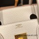 Hermes birkin 30cm togo 10 / Craie Gold Hardware  Full Handmade birkin30-045