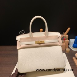 Hermes birkin 30cm togo 10/ Craie Gold Hardware  Full Handmade