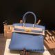Hermes birkin 30cm togo R2 /Blue Agate Gold Hardware Full Handmade Hermes birkin 30cm togo R2 /Blue Agate Gold Hardware Full Handmade