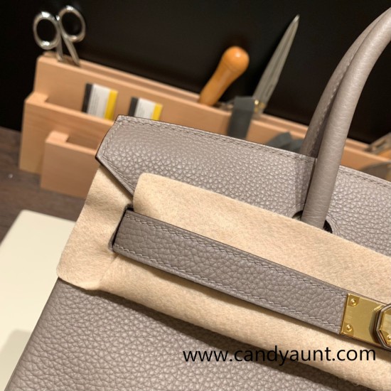 Hermes birkin 30cm togo M8/Gris Asphalt Gold Hardware Full Handmade Hermes birkin 30cm togo M8/Gris Asphalt Gold Hardware Full Handmade