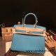 Hermes birkin 30cm togo 7B /Turquoise Blue Silver Hardware Full Handmade Hermes birkin 30cm togo 7B /Turquoise Blue Silver Hardware Full Handmade