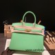 Hermes birkin 30cm togo 3I/Vert Criquet Gold Hardware Full Handmade Hermes birkin 30cm togo 3I/Vert Criquet Gold Hardware Full Handmade