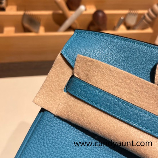 Hermes birkin 30cm togo P3/ Blue du Nord Silver Hardware Full Handmade Hermes birkin 30cm togo P3/ Blue du Nord Silver Hardware Full Handmade