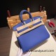 Hermes birkin 30cm togo 7T/ Blue Electric Gold Hardware Full Handmade Hermes birkin 30cm togo 7T/ Blue Electric Gold Hardware Full Handmade