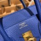 Hermes birkin 30cm togo 7T/ Blue Electric Gold Hardware Full Handmade Hermes birkin 30cm togo 7T/ Blue Electric Gold Hardware Full Handmade