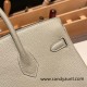 Hermes birkin 30cm togo Q1/ Sauge Silver Hardware Full Handmade Hermes birkin 30cm togo Q1/ Sauge Silver Hardware Full Handmade