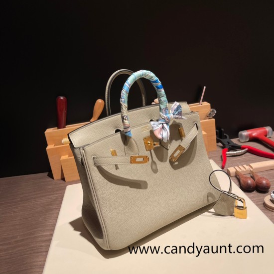 Hermes birkin 30cm togo Q1/ Sauge Gold Hardware Full Handmade Hermes birkin 30cm togo Q1/ Sauge Gold Hardware Full Handmade