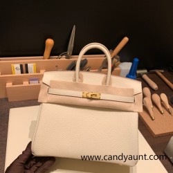 Hermes birkin 30cm togo 81 /Gris Tourterelle Gold Hardware  Full Handmade