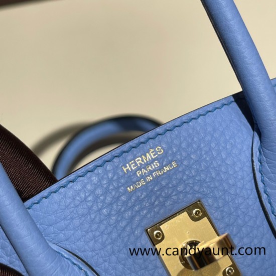 Hermes birkin 30cm togo 0L/ Gris Meyer Gold Hardware Full Handmade Hermes birkin 30cm togo 0L/ Gris Meyer Gold Hardware Full Handmade
