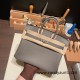 Hermes birkin 30cm togo 8F /Etain Silver Hardware Full Handmade Hermes birkin 30cm togo 8F /Etain Silver Hardware Full Handmade