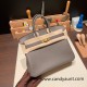Hermes birkin 30cm togo 8F /Etain Silver Hardware Full Handmade Hermes birkin 30cm togo 8F /Etain Silver Hardware Full Handmade