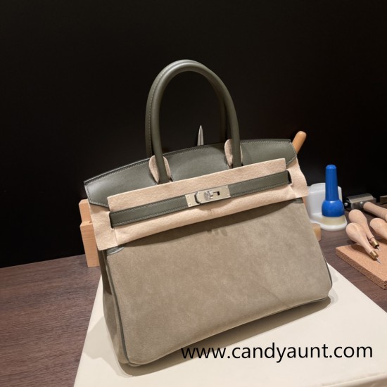 Hermes birkin 30cm togo 4B /Biscuit Silver Hardware Full Handmade Hermes birkin 30cm togo 4B /Biscuit Silver Hardware Full Handmade