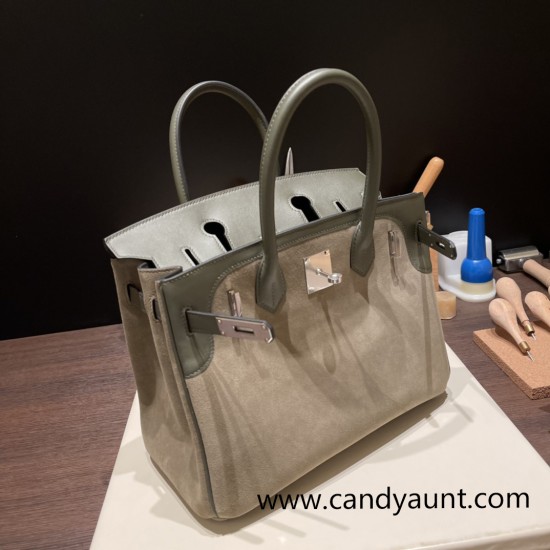 Hermes birkin 30cm togo 4B /Biscuit Silver Hardware Full Handmade Hermes birkin 30cm togo 4B /Biscuit Silver Hardware Full Handmade