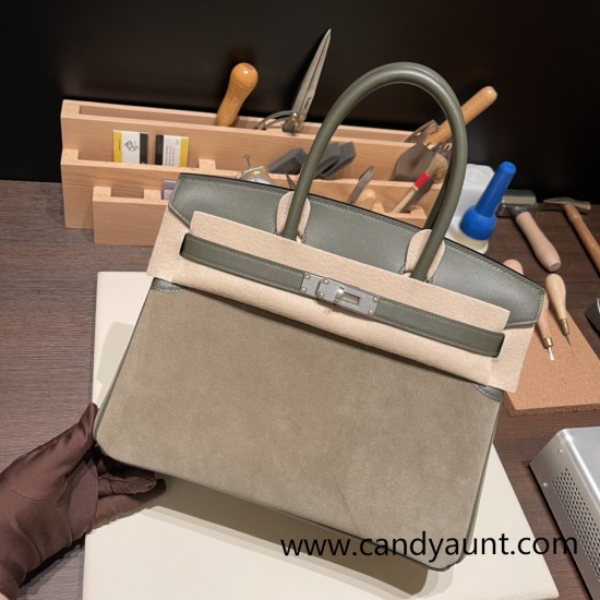 Hermes birkin 30cm togo 4B /Biscuit Silver Hardware Full Handmade Hermes birkin 30cm togo 4B /Biscuit Silver Hardware Full Handmade