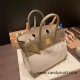 Hermes birkin 30cm swift& Canvas 18 /Étoupe Grey Silver Hardware Full Handmade Hermes birkin 30cm swift& Canvas 18 /Étoupe Grey Silver Hardware Full Handmade