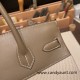 Hermes birkin 30cm swift& Canvas 18 /Étoupe Grey Silver Hardware Full Handmade Hermes birkin 30cm swift& Canvas 18 /Étoupe Grey Silver Hardware Full Handmade