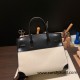 Hermes birkin 30cm box & Canvas 4B 89 /Black (Noir) Silver Hardware Full Handmade Hermes birkin 30cm box & Canvas 4B 89 /Black (Noir) Silver Hardware Full Handmade