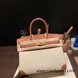 Hermes birkin 30cm box & Canvas 89 /Black (Noir) Gold Hardware  Full Handmade