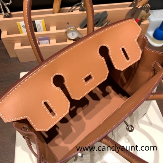 Hermes birkin 30cm stock swift & Canvas 37 /Gold Gold Hardware Full Handmade Hermes birkin 30cm stock swift & Canvas 37 /Gold Gold Hardware Full Handmade