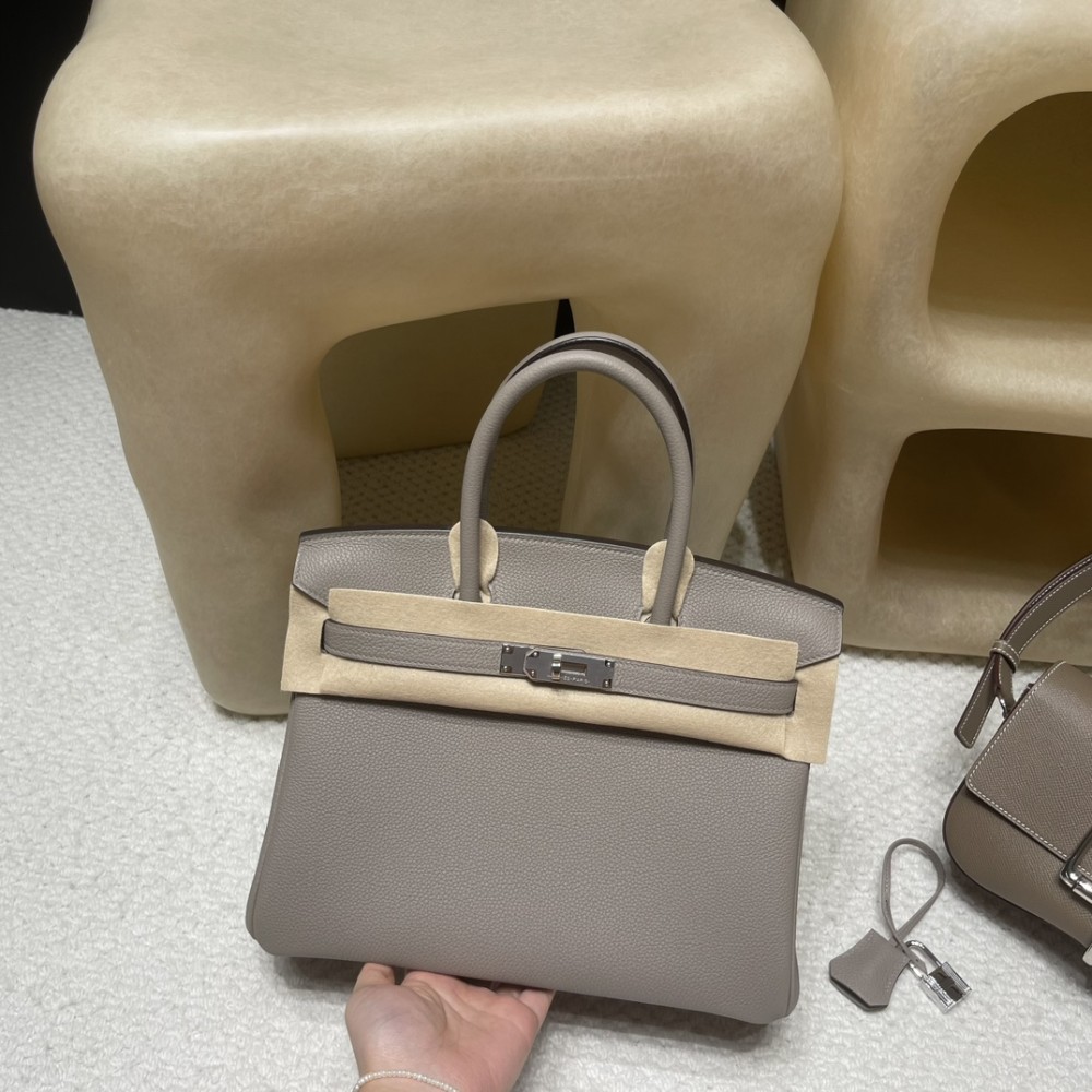 NEW 30 Birkin CLEMENCE   TC 8F / Etain ＆Z6 / Malachite   Silver Hardware 