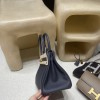 NEW Birkin Togo 30cm M8 Gris Asphalt   Silver Hardware 