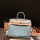 Hermes Birkin 35cm togo 7G/ Ciel Gold Hardware Full Handmade Hermes Birkin 35cm togo 7G/ Ciel Gold Hardware Full Handmade