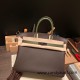 Hermes Birkin 35cm togo & Ostrich 46/ Ebene& V6/ Canope Silver Hardware Full Handmade Hermes Birkin 35cm togo & Ostrich 46/ Ebene& V6/ Canope Silver Hardware Full Handmade