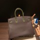 Hermes Birkin 35cm togo & Ostrich 46/ Ebene& V6/ Canope Silver Hardware Full Handmade Hermes Birkin 35cm togo & Ostrich 46/ Ebene& V6/ Canope Silver Hardware Full Handmade