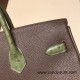 Hermes Birkin 35cm togo & Ostrich 46/ Ebene& V6/ Canope Silver Hardware Full Handmade Hermes Birkin 35cm togo & Ostrich 46/ Ebene& V6/ Canope Silver Hardware Full Handmade