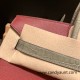 Birkin35cm evercolor& chamois 55/ Rouge H & 81 /Gris Tourterelle Silver Hardware Full Handmade Birkin35cm evercolor& chamois 55/ Rouge H & 81 /Gris Tourterelle Silver Hardware Full Handmade