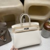 Hermes Birkin 35cm canvas 7T/Blue Electric Silver Hardware Full Handmade 011