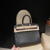 Leather 89/Black×3Q/Rose Sakura with Gold Fittings | Unique Color Combination, Custom-Made Birkin 35 Togo