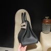 Leather 89/Black×3Q/Rose Sakura with Gold Fittings | Unique Color Combination, Custom-Made Birkin 35 Togo
