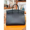 Birkin 40cm Togo Leather 2Z/Blue Nuit with Gold Hardware (GHW) | Fully Handcrafted