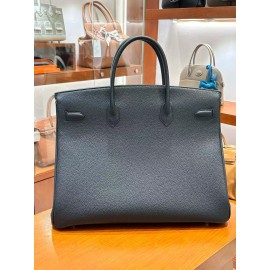 Birkin 40cm Togo Leather 2Z/Blue Nuit with Gold Hardware (GHW) | Fully Handcrafted