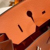 Birkin 40cm Togo Leather 93/Orange with Silver Hardware | Fully Handcrafted