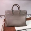Hermès Birkin 40cm Togo Leather 18/Étoupe Grey with Gold Hardware | Fully Handcrafted