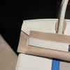Birkin 30cm CLUB – This discontinued bag belongs to the sporty series launched in 2012. Its most distinctive feature is two vertical stripes on the bag body. It is characterized by a combination of Togo leather and lizard leather, exuding a retro yet spor