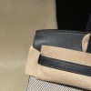 25cm Birkin (Canvas & Swift Leather) – Color: 2Z/Blue Nuit – The canvas part gives a youthful impression and is lighter than full-leather versions.