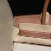 Hermès Birkin 30 (Swift Leather & Canvas) – Color: 37/Gold with Gold Hardware The attractive fusion of Swift leather and canvas creates an elegant vintage style – a rare model with great collector value.