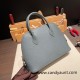 Hermes 25cm bolide Epsom Y7 /Blue Orage Full Handmade Gold Hardware001 Hermes 25cm bolide Epsom Y7 /Blue Orage Full Handmade Gold Hardware001