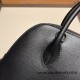 Hermes 25cm bolide Epsom 89 /Black (Noir) Full Handmade Silver Hardware003 Hermes 25cm bolide Epsom 89 /Black (Noir) Full Handmade Silver Hardware003