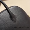 Hermes 25cm bolide Epsom 89 /Black (Noir) Full Handmade Gold Hardware005