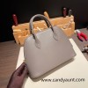 Hermes 25cm bolide Evercolor 0L/ Gris Meyer Full Handmade Gold Hardware006