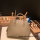 Hermes 25cm bolide Epsom 18 /Étoupe Grey Full Handmade Silver Hardware008 Hermes 25cm bolide Epsom 18 /Étoupe Grey Full Handmade Silver Hardware008