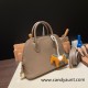 Hermes 25cm bolide Epsom 18 /Étoupe Grey Full Handmade Gold Hardware009 Hermes 25cm bolide Epsom 18 /Étoupe Grey Full Handmade Gold Hardware009