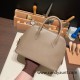 Hermes 25cm bolide Epsom 18 /Étoupe Grey Full Handmade Gold Hardware009 Hermes 25cm bolide Epsom 18 /Étoupe Grey Full Handmade Gold Hardware009