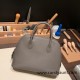 Hermes 25cm bolide evercolor 8F /Etain Full Handmade Silver Hardware012 Hermes 25cm bolide evercolor 8F /Etain Full Handmade Silver Hardware012
