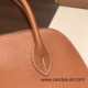 Hermes 25cm bolide evercolor 8F /Etain Full Handmade Gold Hardware013 Hermes 25cm bolide evercolor 8F /Etain Full Handmade Gold Hardware013